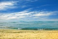 Black sea beach blue sky sand sun