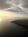 The Black Sea coast. bird`s-eye view.