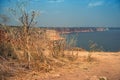 Black Sea coast at cape Kaliakra, Bulgaria Royalty Free Stock Photo