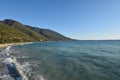 The Black Sea coast at Gagra Republic of Abkhazia Royalty Free Stock Photo