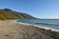 The Black Sea coast at Gagra Republic of Abkhazia Royalty Free Stock Photo