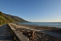 The Black Sea coast at Gagra Republic of Abkhazia Royalty Free Stock Photo