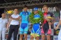 Black Sea Cycling Tour winners Royalty Free Stock Photo