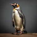 Photographically Detailed Portrait Of A Penguin On An Isolated Background Royalty Free Stock Photo