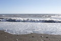 Black Sea. Sea waves. Sochi Royalty Free Stock Photo