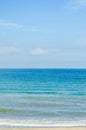 The Black Sea shore, seaside from Albena, Bulgaria, beach with Royalty Free Stock Photo