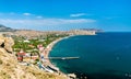 The Black Sea Shore at Sudak, Crimea Royalty Free Stock Photo