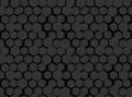 Black Seamless Hexagonal Pattern Texture