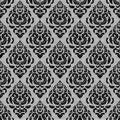 Black seamless lace Royalty Free Stock Photo