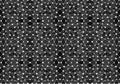 Black seamless mosaic pattern. Abstract geometric background with triangles and circles for wallpaper and other applications. Royalty Free Stock Photo