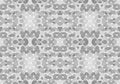 Grey seamless mosaic pattern. Abstract geometric background with triangles and circles for wallpaper and other applications. Gray. Royalty Free Stock Photo