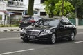 Mercedes Benz W212 E300 V6 Royalty Free Stock Photo