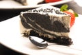 Black sesame cheese cake