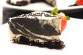 Black sesame cheese cake