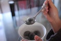 Black Sesame Dumpling