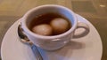 Black Sesame Dumplings in Ginger Sweet Soup