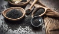 Black sesame seed and oil, Food ingredients in Asian cuisine