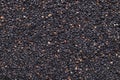 Black sesame seed texture background, Food ingredient Royalty Free Stock Photo
