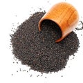 Black Sesame Seeds Royalty Free Stock Photo