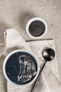 Black Sesame Soup Royalty Free Stock Photo