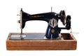 Black sewing machine