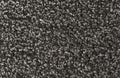 Black shaggy carpet texture, rug with short wool background Royalty Free Stock Photo