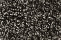 Black shaggy carpet texture, rug with short wool background Royalty Free Stock Photo