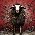 Black Sheep: A Metalcore-inspired Artwork With Tenebrism Effects