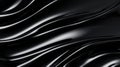 A black, shiny surface with curved lines. Royalty Free Stock Photo