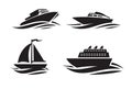 Black ships icons