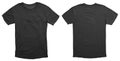 Black Shirt Design Template Royalty Free Stock Photo