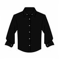 Refined Technique: Vector Illustration Of A Black Shirt With Sparklecore Style