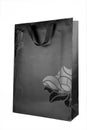 Black Shopping Bag Royalty Free Stock Photo