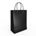 Black shopping bag