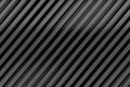 Black siding oblique line layout metal material background 3d re
