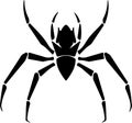 assassinbug Black Silhouette Generative Ai Royalty Free Stock Photo