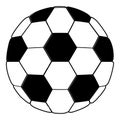 Black silhouette color with soccer ball