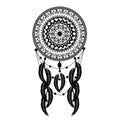 Dream Catcher Vector Illustration Royalty Free Stock Photo