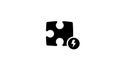 Power Plugin Puzzle Icon Royalty Free Stock Photo