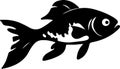 pupfish Black Silhouette Generative Ai Royalty Free Stock Photo