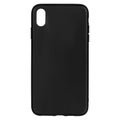 Black silicone case for smartphone or phone with cutouts for the camera