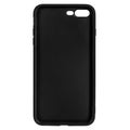 Black silicone case for smartphone or phone with cutouts for the camera Royalty Free Stock Photo