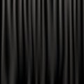 Black Silk Curtains