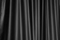 Black Silk Curtains texture Royalty Free Stock Photo