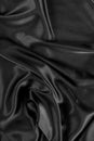 Black silk satin background Royalty Free Stock Photo