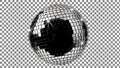 Black and Silver Disco Ball Royalty Free Stock Photo