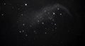Subtle charcoal backdrop scattered with silver dust and glowing sparkles, ideal for premium digital designs Royalty Free Stock Photo