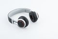 Wireless Bluetooth over-ear headphones on white background