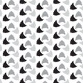 Black silver roughen triangle shape pattern background Royalty Free Stock Photo