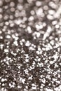 Black and Silver Sparkle Glitter background. Holiday, Christmas, Valentines, Beauty and Nails abstract texture Royalty Free Stock Photo